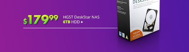 HGST DeskStar NAS 6TB HDD