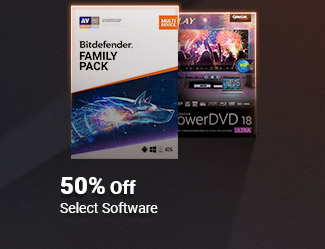 50% Off Select Software