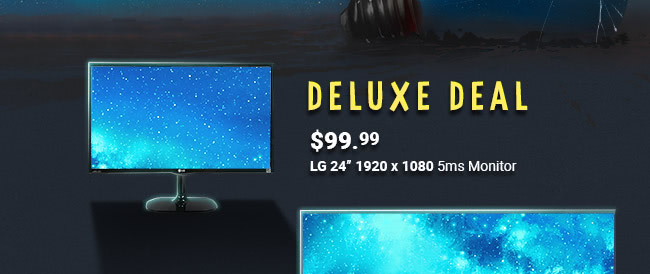 Deluxe Deal - $99.99 LG 24" 1920 x 1080 5ms Monitor