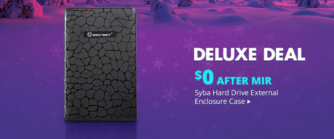 Deluxe Deal - Syba Hard Drive External Enclosure Case
