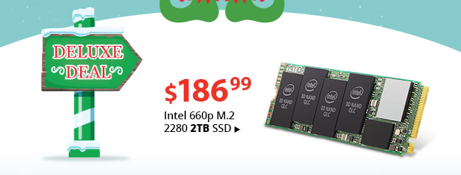 Deluxe Deal - $186.99 Intel 660p M.2 2280 2TB SSD