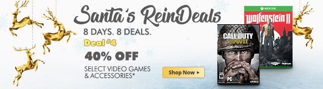 ReinDeals - Deal #4 - 60% OFF Select Video Games and Accessories