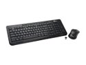 SIIG JK-WR0812-S1 Black 102 Normal Keys 10 Function Keys USB RF Wireless Slim Multimedia Keyboard & Mouse 