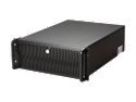 Rosewill RSV-L4000 Black Metal / Steel, 1.0 mm thickness, 4U Rackmount Server Chassis 8 Internal Bays, 7 Included Cooling Fans