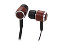 Refurbished: QFX H-101 3.5mm Connector Wood Stereo Earbuds