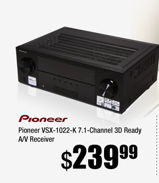 Pioneer VSX-1022-K 7.1-Channel 3D Ready A/V Receiver