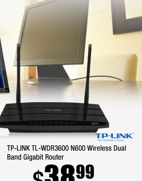 TP-LINK TL-WDR3600 N600 Wireless Dual Band Gigabit Router