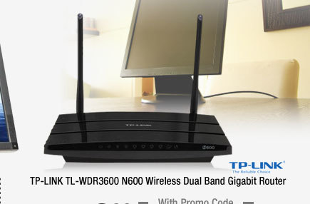 TP-LINK TL-WDR3600 N600 Wireless Dual Band Gigabit Router