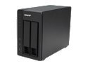 QNAP TS-219PII-US Diskless System All-in-one NAS for Home & SOHO Cloud-ready with Superior Performance 