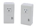 ZyXEL PLA4215KIT 500 Mbps Powerline Pass-thru Gigabit Ethernet Adapter Up to 500Mbps