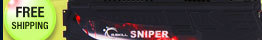 G.SKILL Sniper Gaming Series 16GB (2 x 8GB) 240-Pin DDR3 SDRAM DDR3 1866 (PC3 14900) Desktop Memory