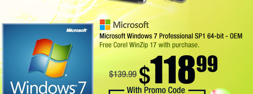 Microsoft Windows 7 Professional SP1 64-bit - OEM
