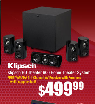 Klipsch HD Theater 600 Home Theater System