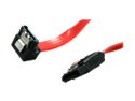 Rosewill 10" Serial ATA III Red Flat Cable w/ Locking Latch Support 6 Gbps, 3 Gbps, and 1.5 Gbps transfer rate