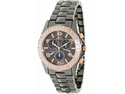 Swiss Precimax Women's Luxe Elite SP12138 Grey Ceramic Swiss Chronograph Watch with Mother-of-Pearl Dial