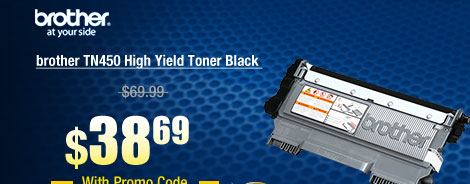 brother TN450 High Yield Toner Black 