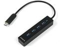 Orico W8PH4-BK Portable 4-Port USB 3.0 Hub (Black)