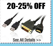 20-25% OFF SELECT CABLES