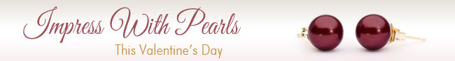 Impress With Pearls. This Valentine's Day.