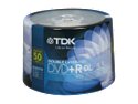 TDK 8.5GB 8X DVD+R DL 50 Packs Spindle Disc