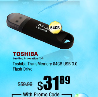 Toshiba TransMemory 64GB USB 3.0 Flash Drive