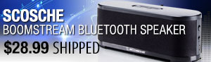 scosche boomstream bluetooth speaker