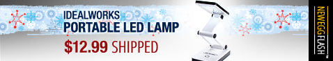 Newegg Flash - Idealworks Portable LED Lamp.