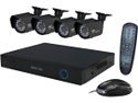 Night Owl B-S4-4CM624-NHD 4 Channel DVR, 4 X 600 TVL Cameras, Surveillance DVR Kit (No HDD)