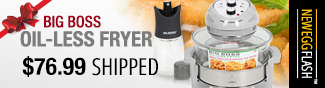 Big Boss oil-less fryer 76.99 usd shipped