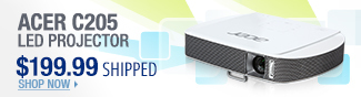 Newegg Flash – Acer C205 LED Projector