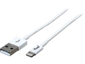 Rosewill RCCC-14002 White 4 ft. MFi Certified White Apple 8-pin Lightning Connector to USB Cable