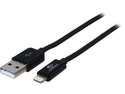 Coboc iSyncLT8-6-BK MFi Certified, Apple approved, Black 6ft 8-Pin Lightning Connector to USB Cable