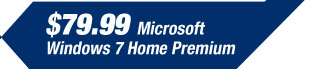 $79.99 Microsoft Windows 7 Home Premium