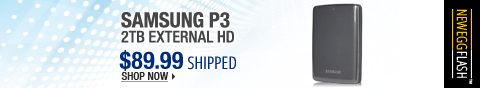 Newegg Flash  SAMSUNG P3 2TB External HD