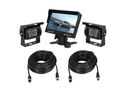 Esky 7-Inch TFT LCD Monitor Waterproof Car Rear View Night Vision Backup 2 Camera System