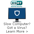 ESET - Slow Computer? Got a Virus? Learn More.