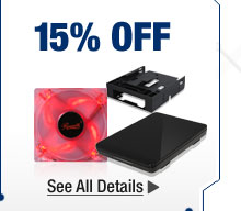 15% OFF SELECT PC ACCESSORIES*