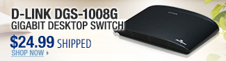 Newegg Flash  D-Link DGS-1008G Gigabit Desktop Switch