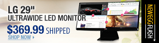 Newegg Flash  LG 29" UltraWide LED Monitor