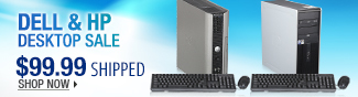 Newegg Flash  Dell & HP Desktop Sale