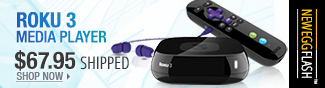 Newegg Flash  Roku 3 Media Player