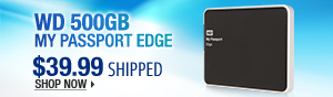 Newegg Flash - WD 500GB MY PASSPORT EDGE.