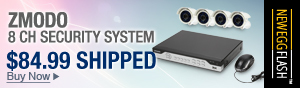 Newegg Flash – Zmodo 8 CH Security System