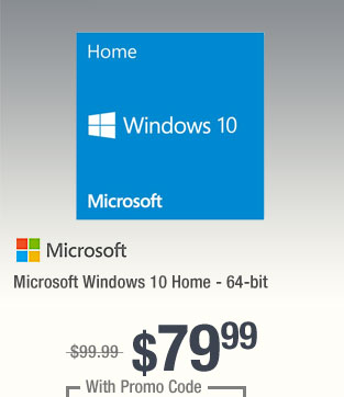 Microsoft Windows 10 Home - 64-bit