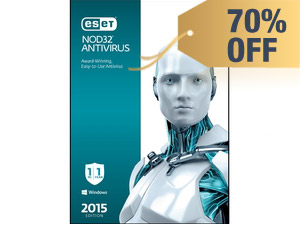 ESET NOD32 Antivirus 2015 - 1 PC