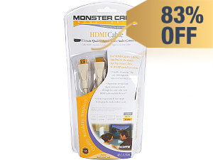 Monster Cable HS V100HDMI-4 4 ft. Black Home Series™ HDMI® Video Cable