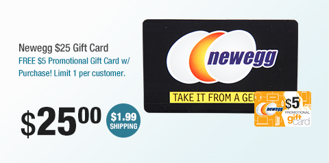 Newegg $25 Gift Card