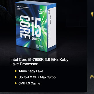 Intel Core i5-7600K 3.8 GHz Kaby Lake Processor