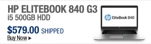 Newegg Flash – HP EliteBook 840 G3 i5 500GB HDD