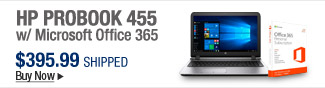 Newegg Flash  HP ProBook 455 w/ Microsoft Office 365